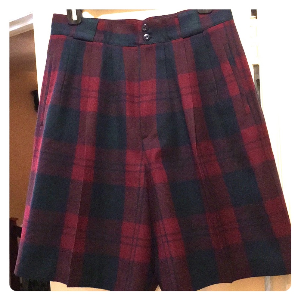 Classic 100% Wool Fully Lined Skort